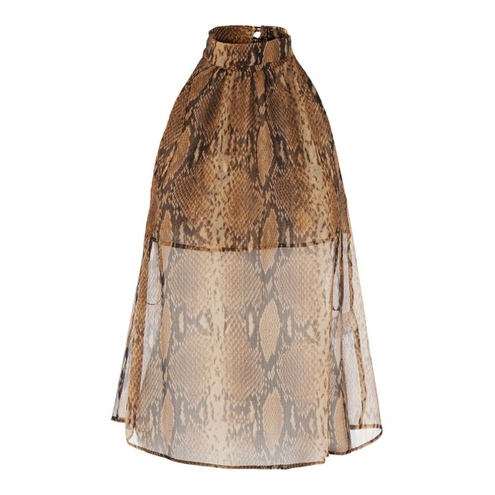 Leplain Women Top Characterized By Tortoiseshell Print In Tech Fabric For Woman